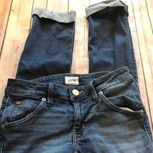 Hudson cuffed jeans